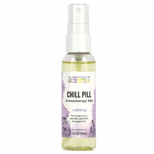 Aura Cacia Chill Pill Essential Solutions Mist Perspective: front