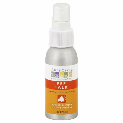 Aura Cacia Pep Talk Motivate & Inspire Mist Spray Perspective: front