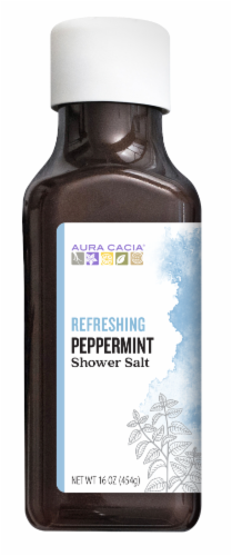 Aura Cacia® Refreshing Peppermint Shower Salt Perspective: front