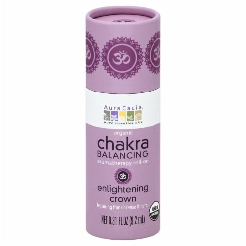 Aura Cacia Chakra Balancing Enlightening Crown Roll On Perspective: front
