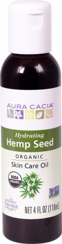 Aura Cacia Hemp Seed Organic Skin Care Oil Perspective: front