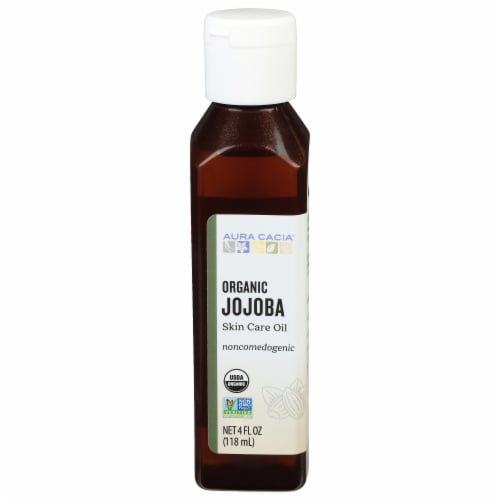 Aura Cacia Organic Jojoba Oil Perspective: front