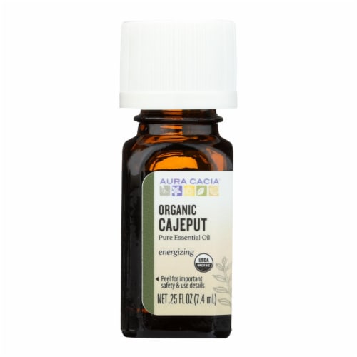Aura Cacia - Essential Oil - Cajeput - .25 fl oz. - Pack of 3 Perspective: front