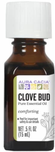 Aura Cacia® Clove Bud Essential Oil Perspective: front