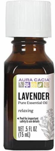 Aura Cacia Lavender Essential Oil Perspective: front