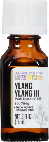 Aura Cacia Ylang Ylang III Oil Perspective: front