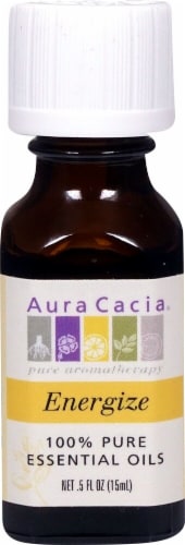 Aura Cacia Energize Pure Essential Oil Perspective: front