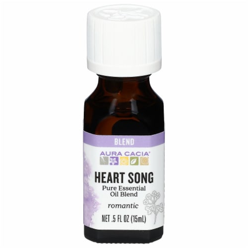 Aura Cacia Heart Song Pure Essential Oil Perspective: front