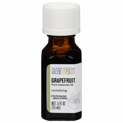 Aura Cacia® Grapefruit Pure Essential Oil Perspective: front