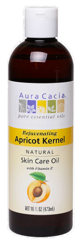 Aura Cacia Apricot Kernel Skin Care Oil Perspective: front