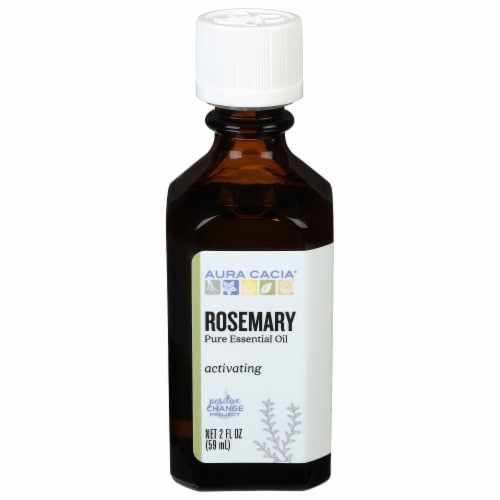 Aura Cacia Essential  Rosemary Oil Perspective: front