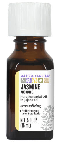 Aura Cacia Jasmine Oil Perspective: front