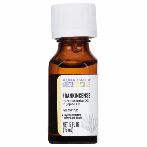 Aura Cacia Frankincense in Jojoba Oil Perspective: front