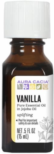 Aura Cacia Vanilla in Jojoba Oil Perspective: front