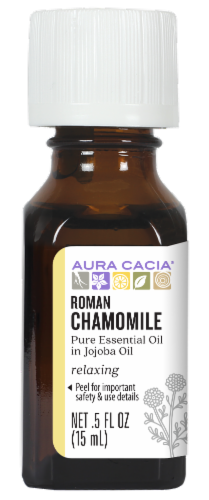 Aura Cacia Roman Chamomile in Jojoba Oil Perspective: front