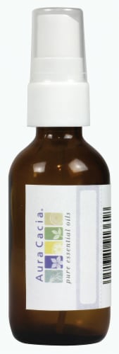 Aura Cacia Amber Mist Bottle Perspective: front