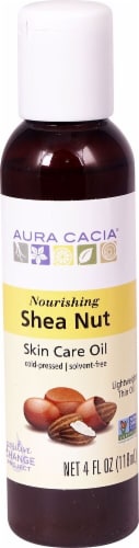 Aura Cacia Nourishing Shea Nut Skin Care Oil Perspective: front
