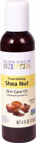 Aura Cacia Nourishing Shea Nut Skin Care Oil Perspective: front