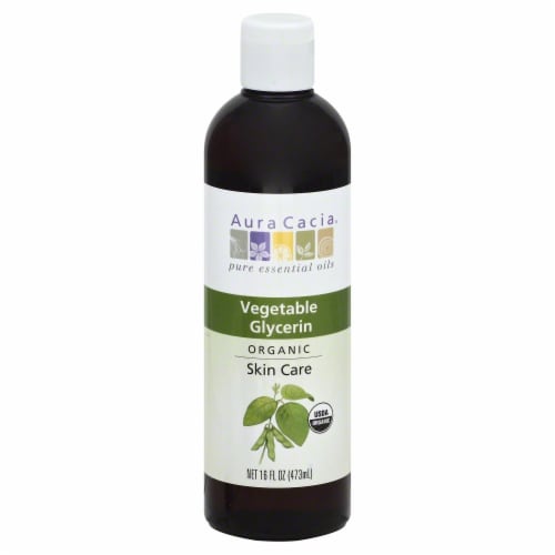 Aura Cacia Organic Vegetable Glycerin Skin Care Perspective: front