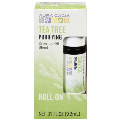 Aura Cacia Tea Tree Roll on Perspective: front