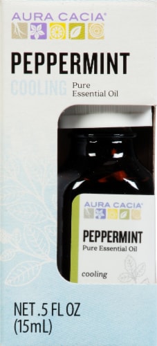 Aura Cacia Cooling Essential Oil Perspective: front