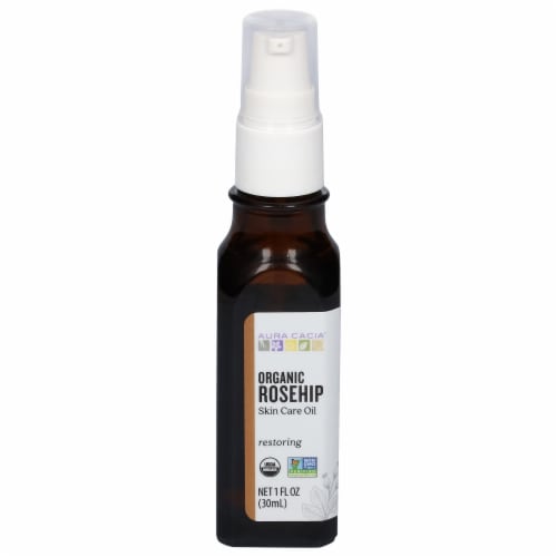 Aura Cacia Organic Rosehip Oil Perspective: front