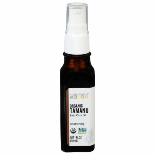 Aura Cacia Organic Tamanu Oil Perspective: front
