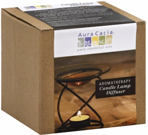 Aura Cacia Aromatherapy Candle Lamp Diffuser Perspective: front