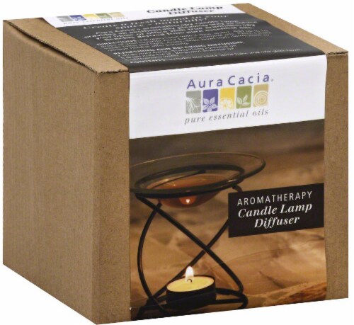 Aura Cacia Aromatherapy Candle Lamp Diffuser Perspective: front