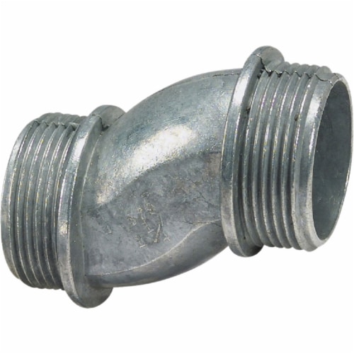 Halex 1 In. Rigid Die-Cast Zinc Offset Nipple 04010 Perspective: front