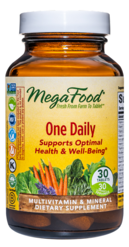 MegaFood® One Daily Multivitamin Tablets Perspective: front