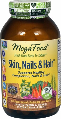 MegaFood  Skin Nails and Hair™ Perspective: front