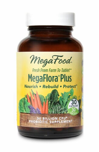MegaFood  MegaFlora®Plus Perspective: front