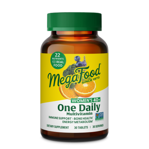 MegaFood® Women Over 40 One Daily Multi Vitamin Tablets Perspective: front