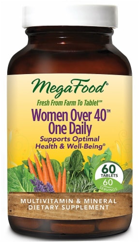 MegaFood  Women Over 40 One Daily™ Tablets Perspective: front