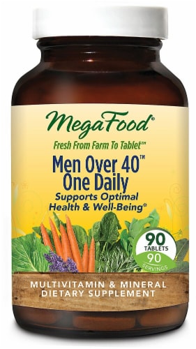 MegaFood  Men Over 40™ One Daily® Perspective: front