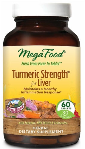 MegaFood  Turmeric Strength™ for Liver Perspective: front