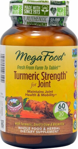MegaFood Turmeric Strength™ for Joint Perspective: front