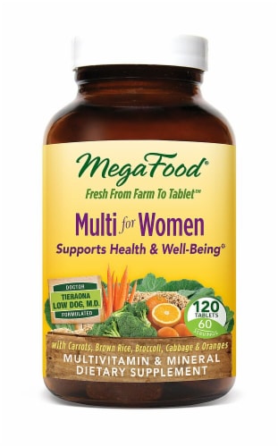 MegaFood Multi for Women Tablets Perspective: front