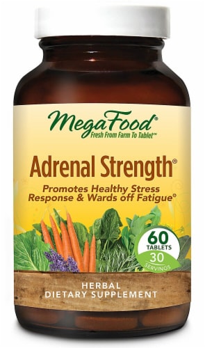 MegaFood  Adrenal Strength® Perspective: front