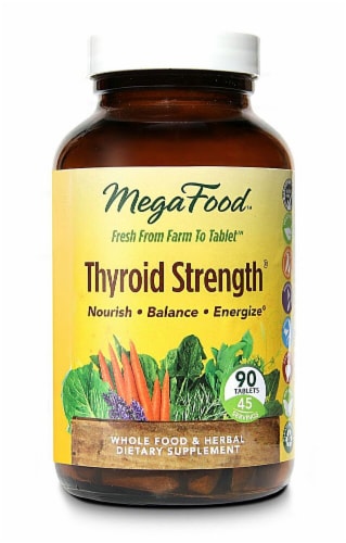MegaFood  Thyroid Strength® Perspective: front