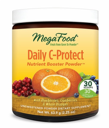 MegaFood  Daily C-Protect Nutrient Booster Powder™ Unsweetened Perspective: front