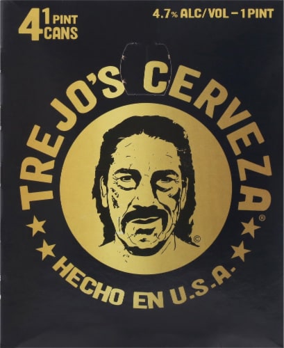 Lincoln Beer Company Trejo's Cerveza Mexican Craft Lager Beer Perspective: front