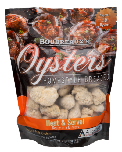 Boudreaux’s Homestyle Breaded Buffalo-Style Oysters