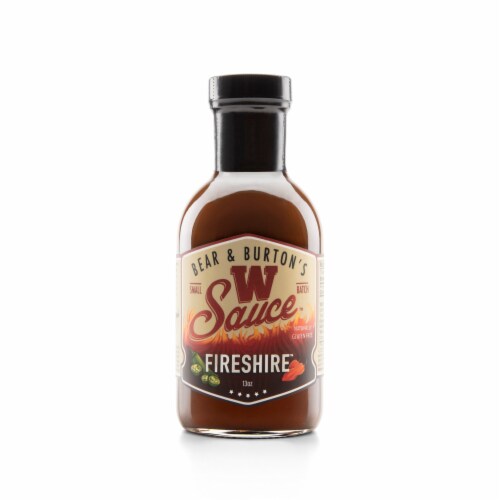 Bear & Burton's Fireshire™ Worcestershire Sauce Perspective: front