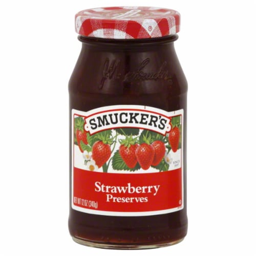 Smucker's® Strawberry Preserves Perspective: front