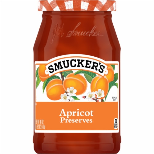 Smucker's® Apricot Preserves Perspective: front