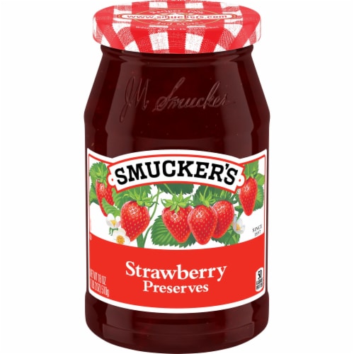 Smucker's® Strawberry Preserves Perspective: front