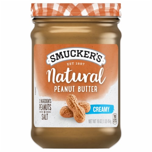 Smucker's® Natural Creamy Peanut Butter Perspective: front