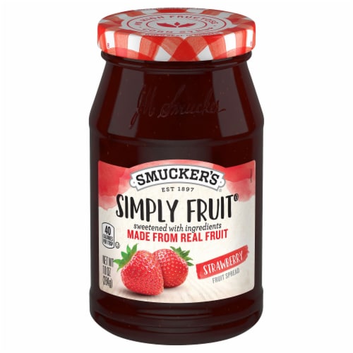 Smucker's Simply Fruit Strawberry Spread Perspective: front